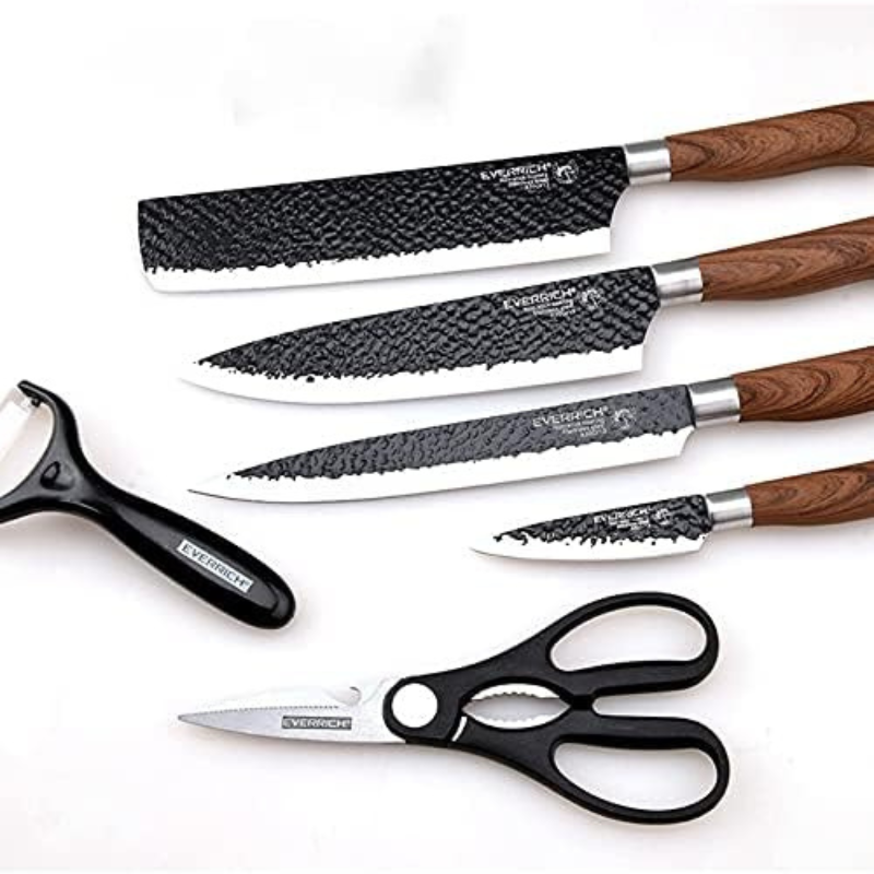 Ensemble de Couteaux 6 Pièces Haute Précision