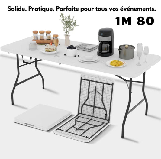 Table Pliante Portative de 180 cm