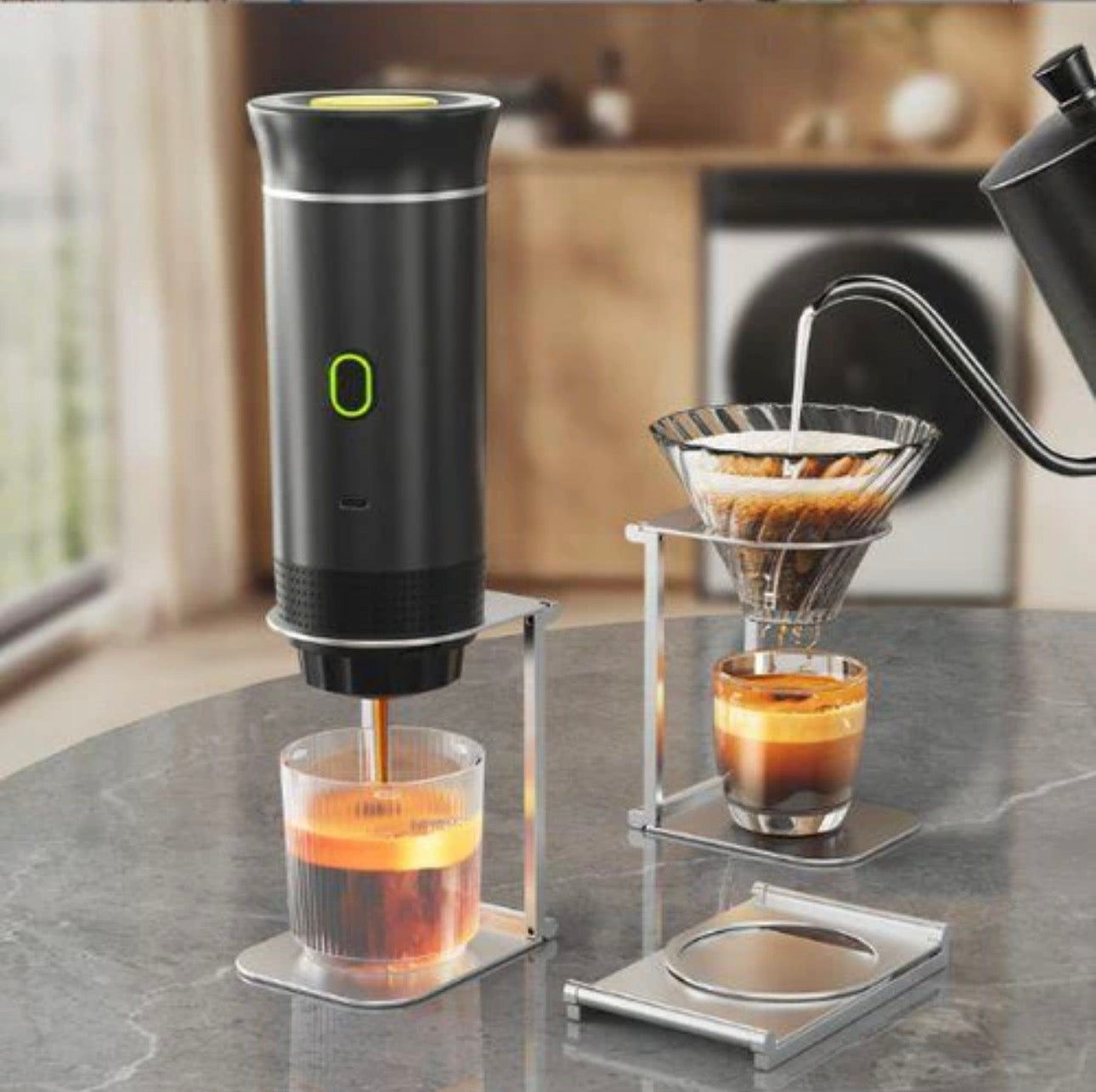 Cafetière portable 3-en-1