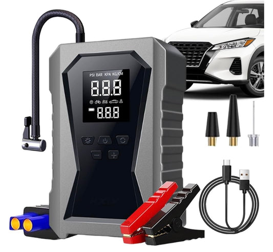 PowerAir 150 PSI – Compresseur d’Air & Booster de Batterie 2-en-1