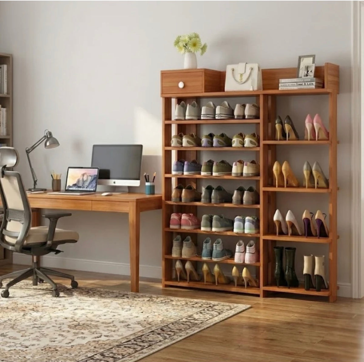 Range chaussures en bois